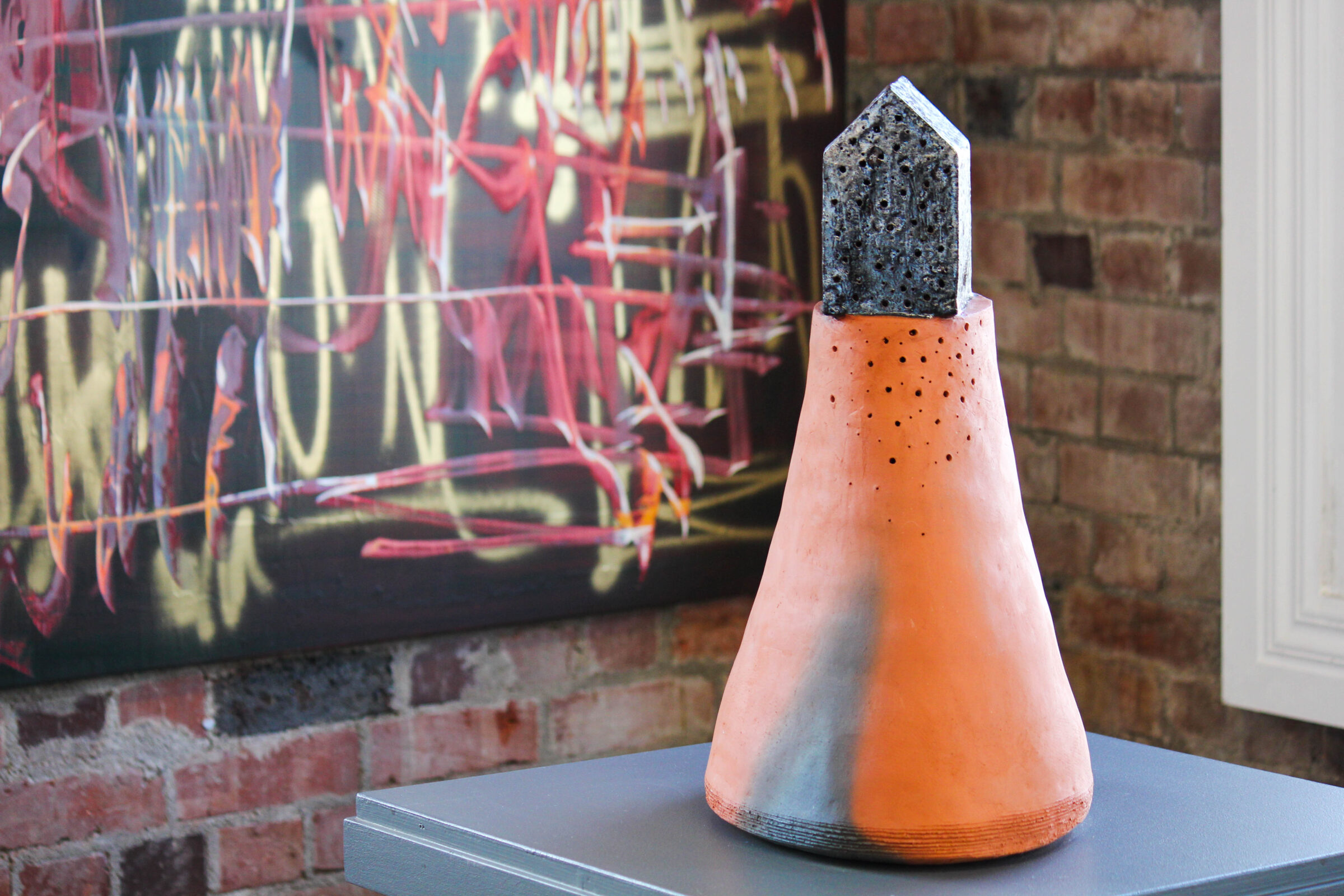 Artwork on plinth
